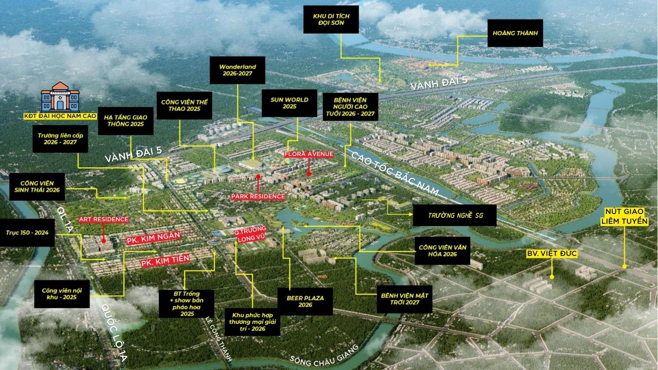 Mặt Bằng Tổng Thể Sun Urban City