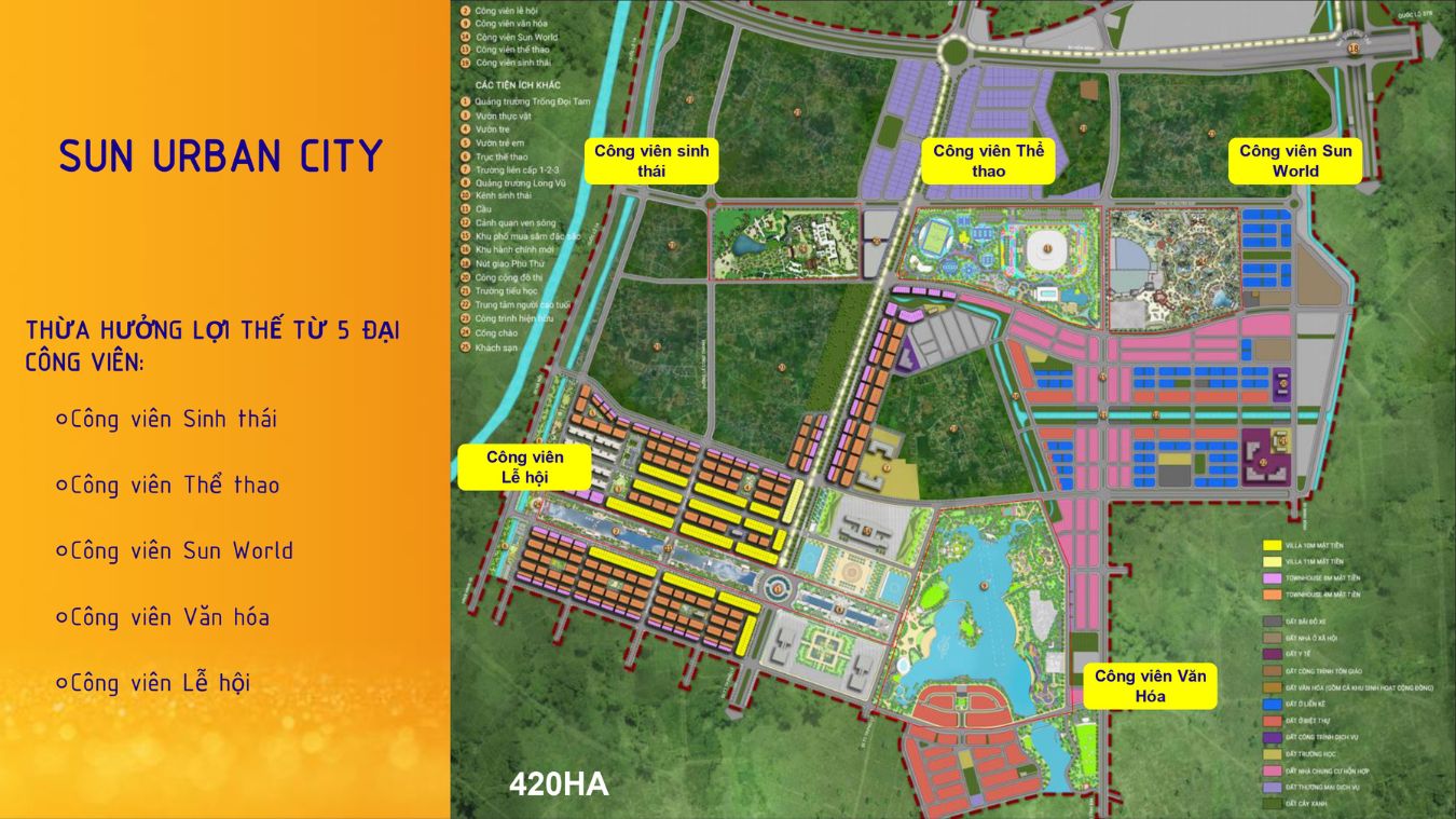 Mặt Bằng Tổng Thể Sun Urban City