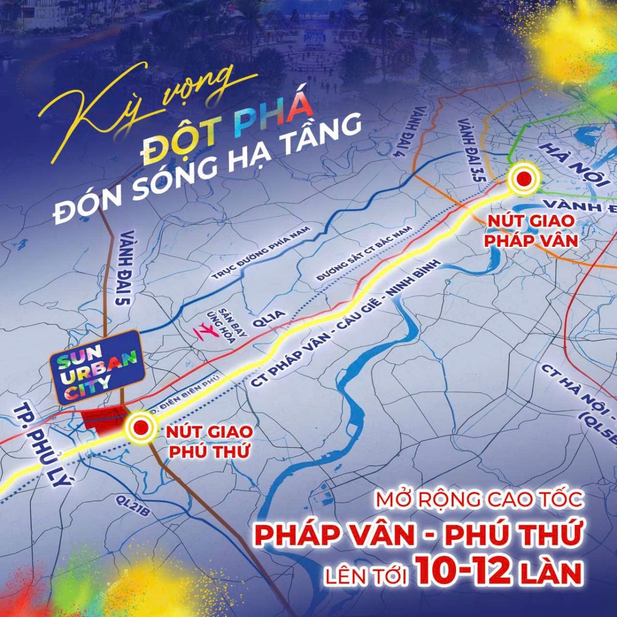 Sun Urban City Đón sóng quy hoạch hạ tầng